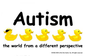 Illustration: autism - see the world from another perspective