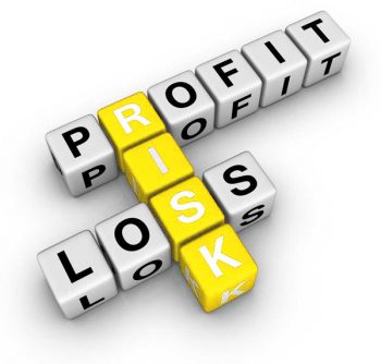 Illustration: profit - loss - risk