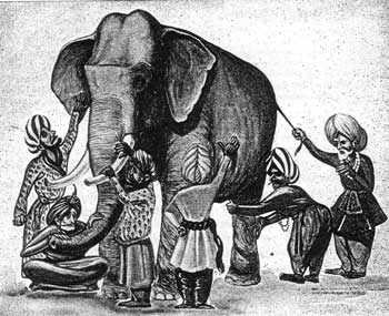 Illustration: the blind men and the elephant